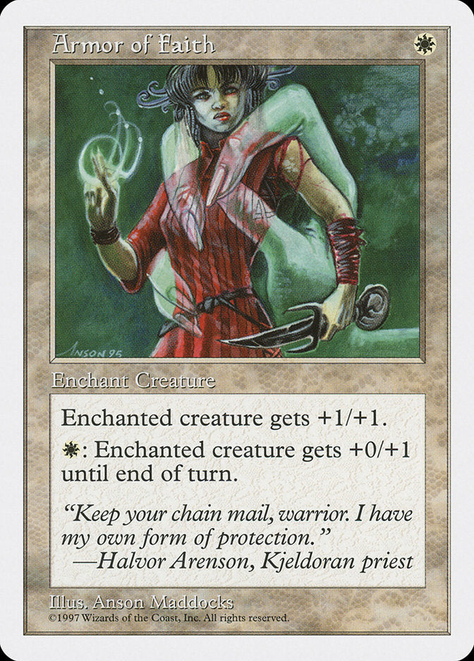 Armor of Faith, Fifth edition Card Art