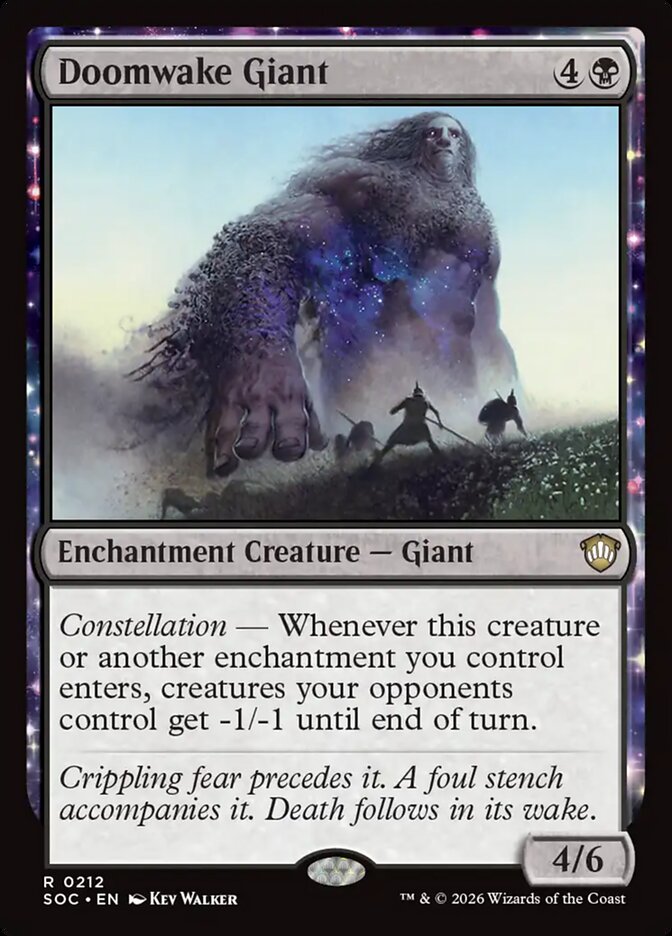 Doomwake Giant, Secrets Of Strixhaven Commander Card Art