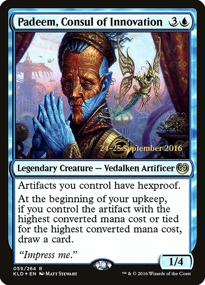 Padeem, Consul of Innovation, Kaladesh Promos Card Art