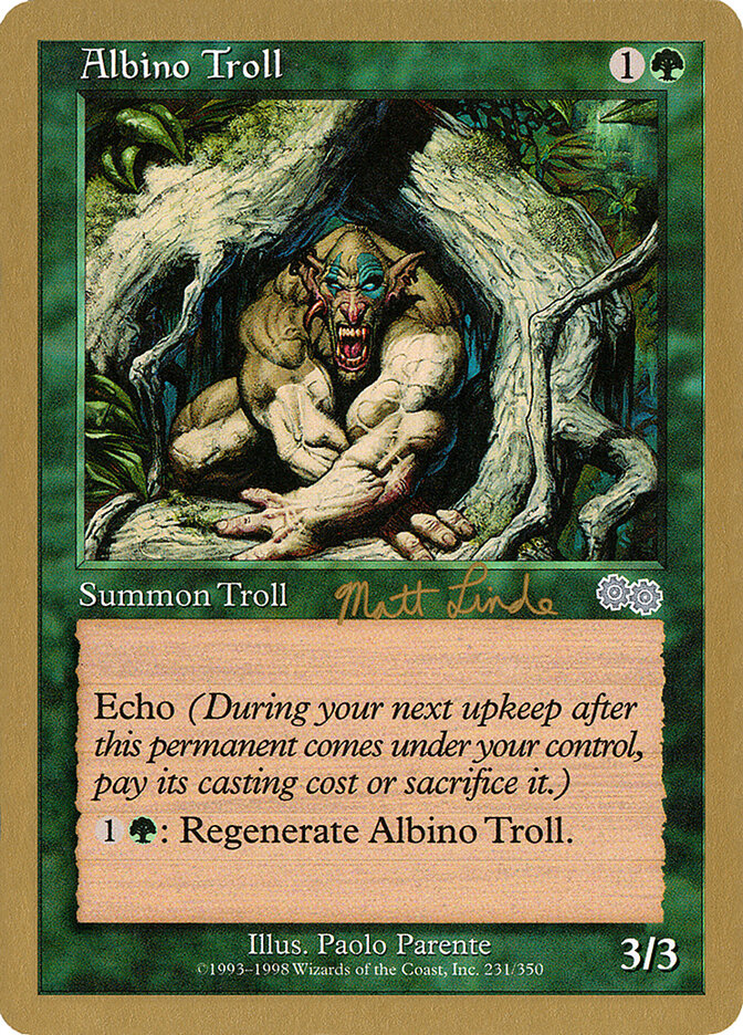 Albino Troll, World Championship Decks 1999 Card Art