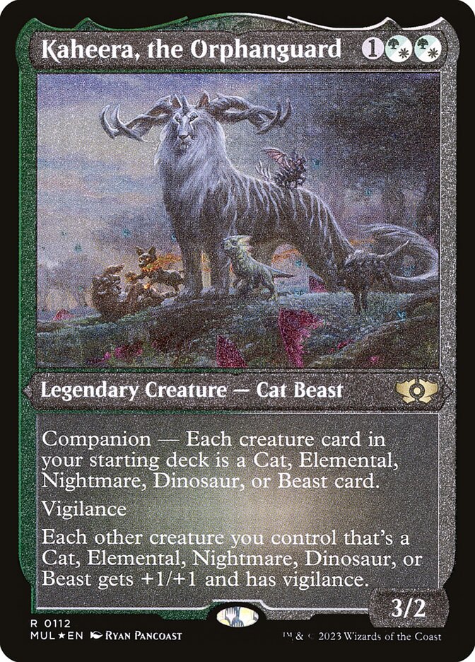 Kaheera, the Orphanguard, Multiverse legends Card Art