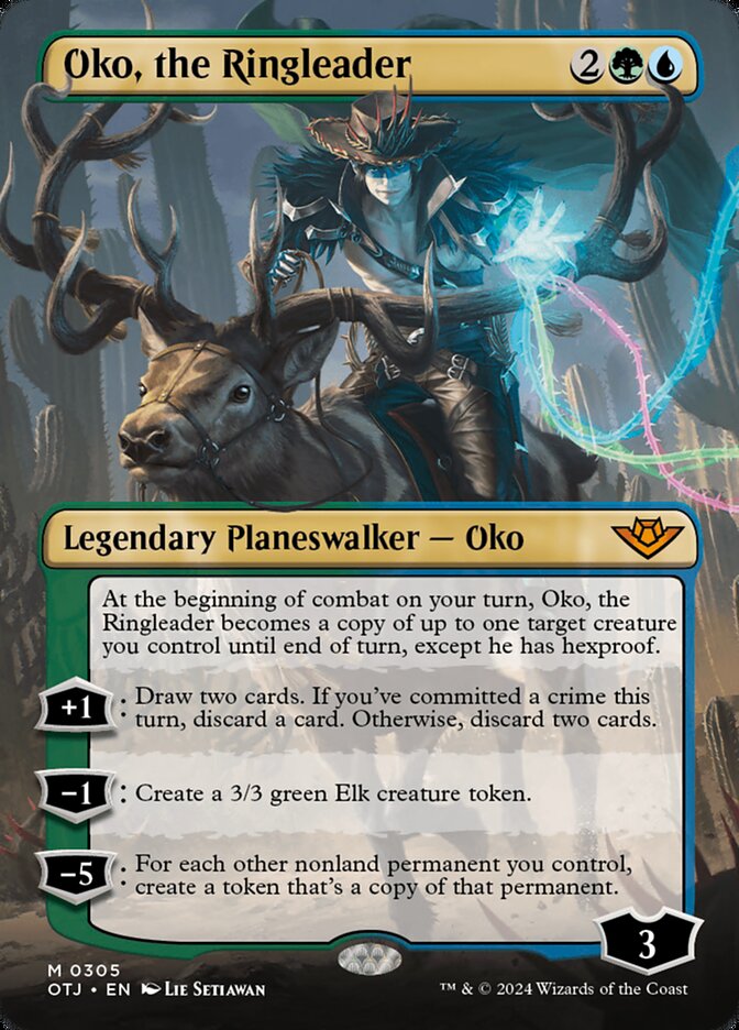 Oko, the Ringleader, Outlaws Of Thunder Junction Card Art