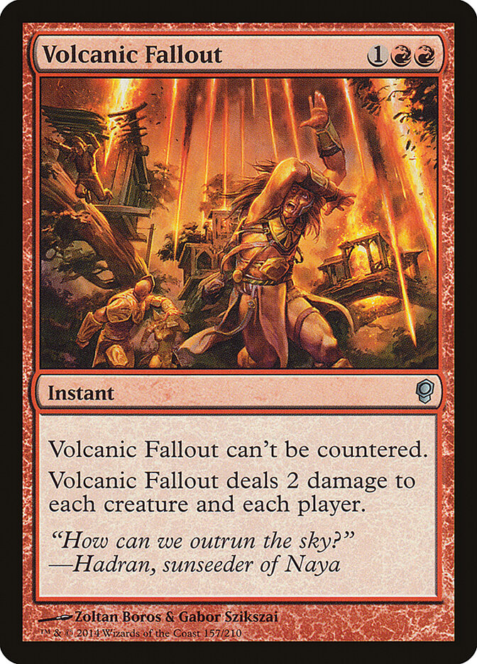 Volcanic Fallout, Conspiracy Card Art