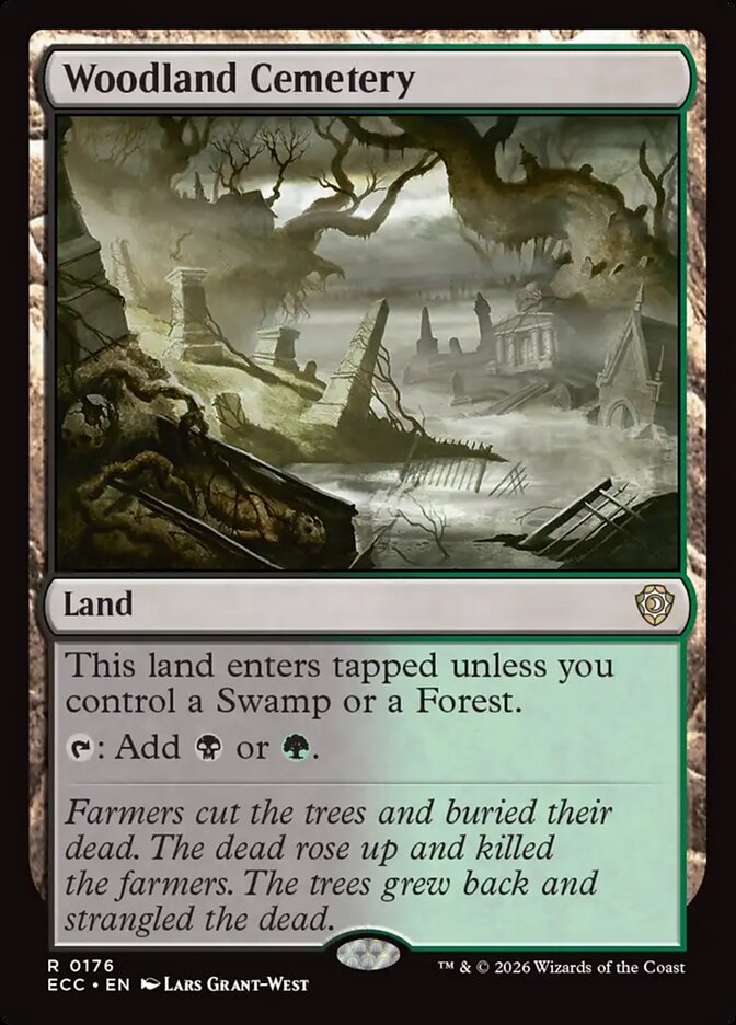 Woodland Cemetery, Lorwyn Eclipsed Commander Card Art