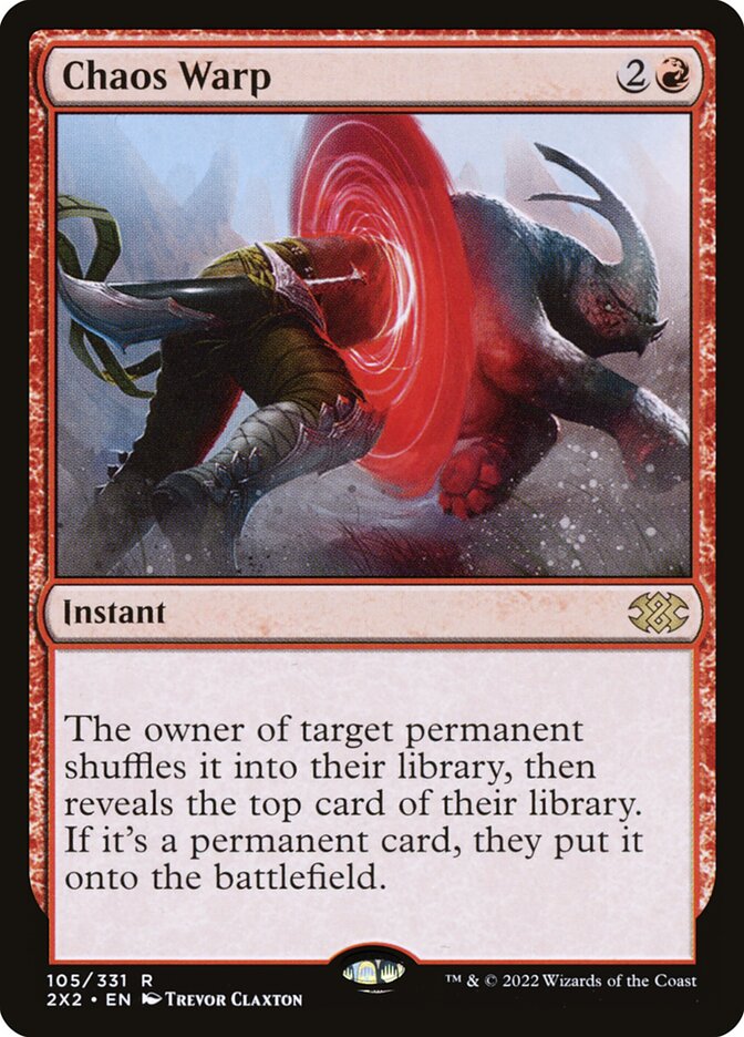Chaos Warp, Double Masters 2022 Card Art