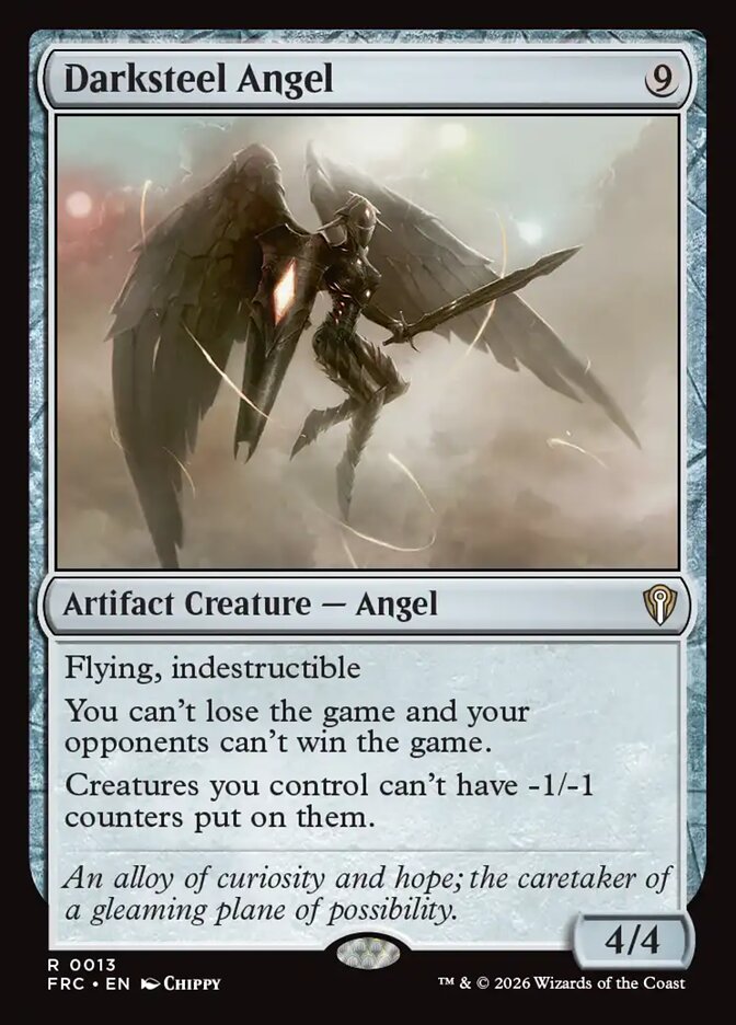 Darksteel Angel, Reality Fracture Commander Card Art