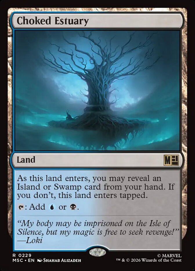 Choked Estuary, Marvel Super Heroes Commander Card Art