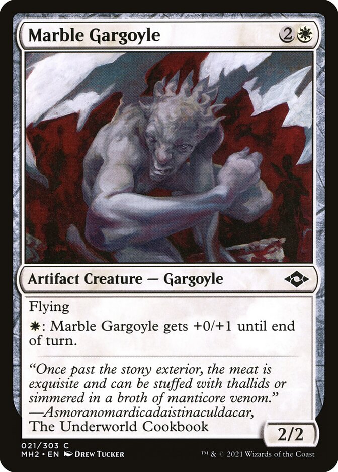 Marble Gargoyle, Modern horizons 2 Card Art