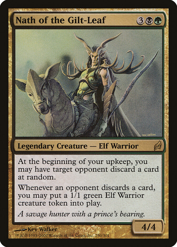 Nath of the Gilt-Leaf, Lorwyn Card Art