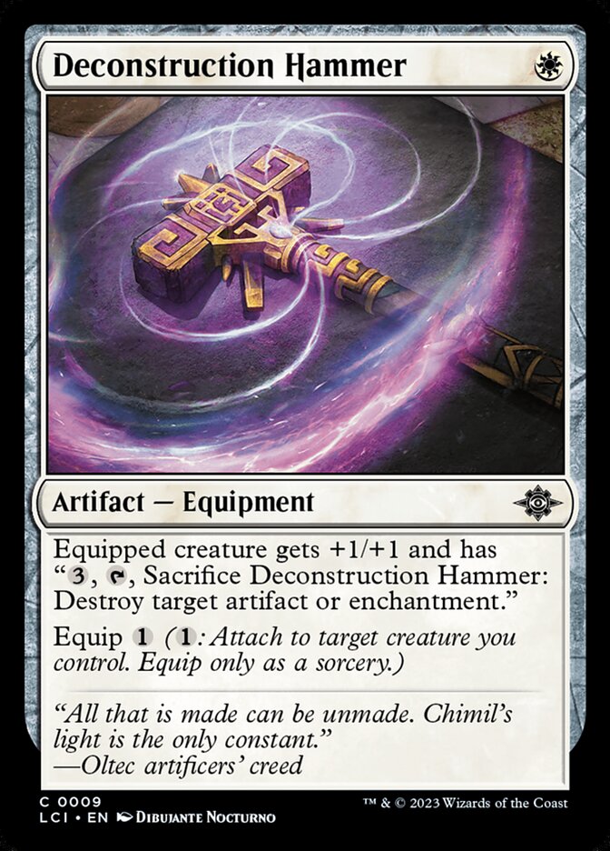 Deconstruction Hammer, The lost caverns of ixalan Card Art
