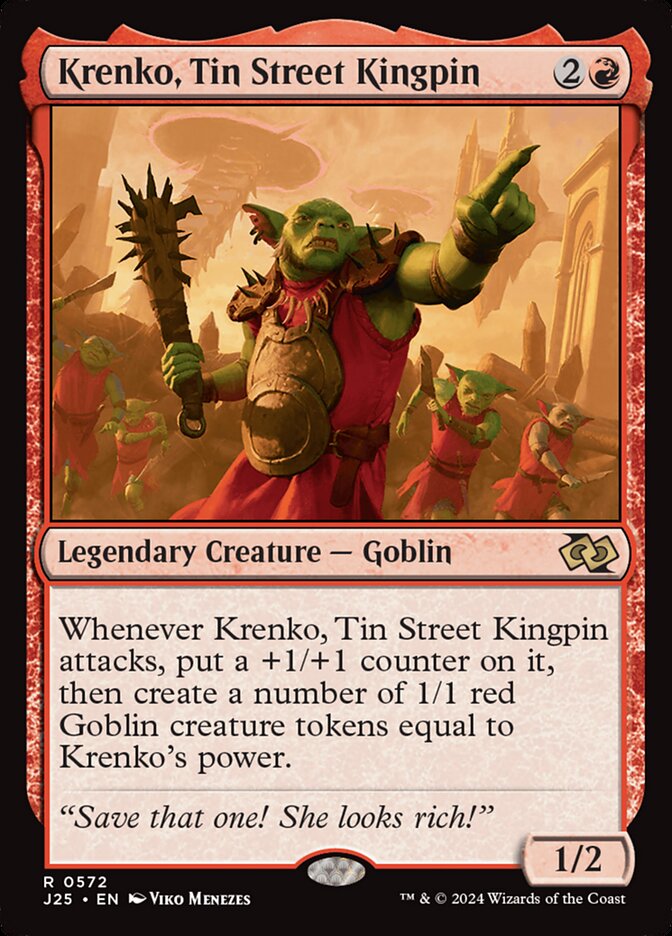 Krenko, Tin Street Kingpin, Foundations jumpstart Card Art