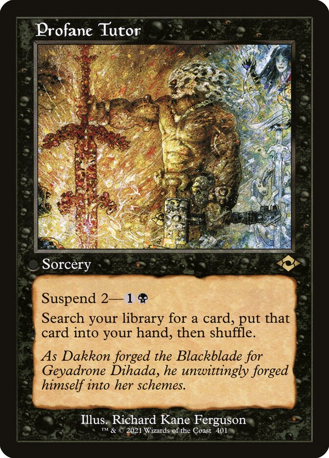 Profane Tutor, Modern horizons 2 Card Art