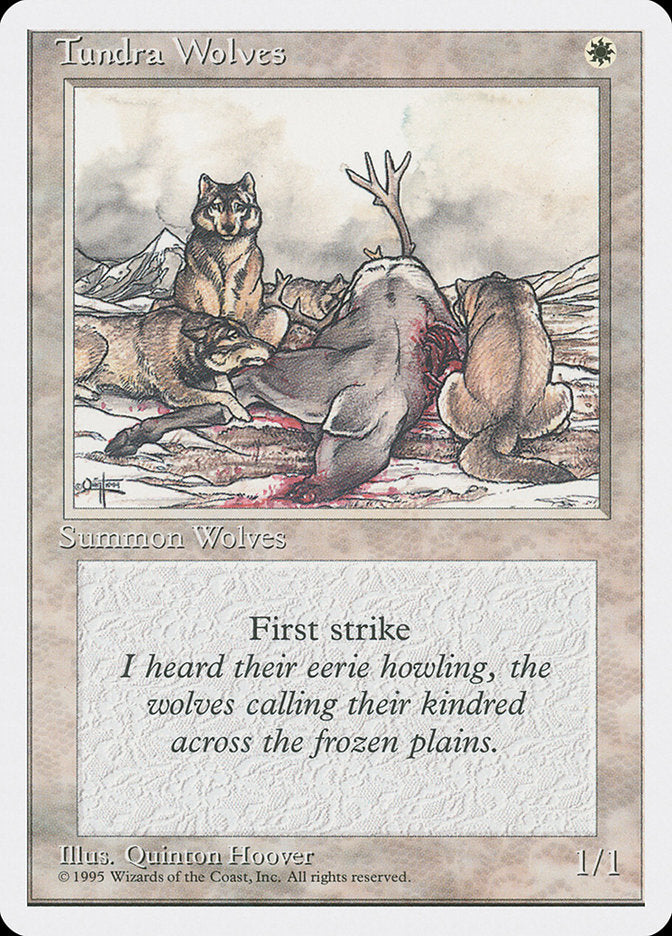 Tundra Wolves, Fourth edition Card Art