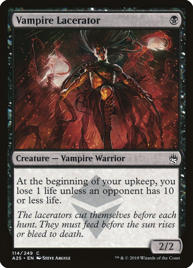 Vampire Lacerator, Masters 25 Card Art