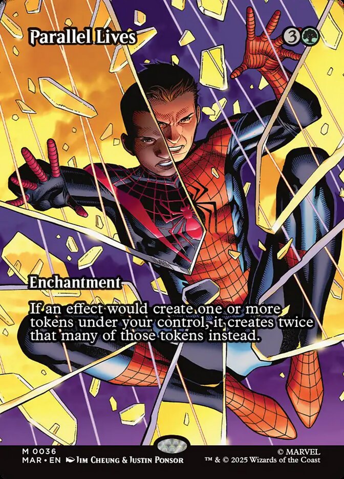 Parallel Lives, Marvel Universe Card Art
