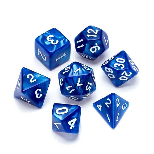 Greifenfels - Dice - Pearl Series - Blue/White
