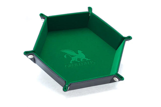 Greifenfels - Dice Tray - Hexagon Series - Green