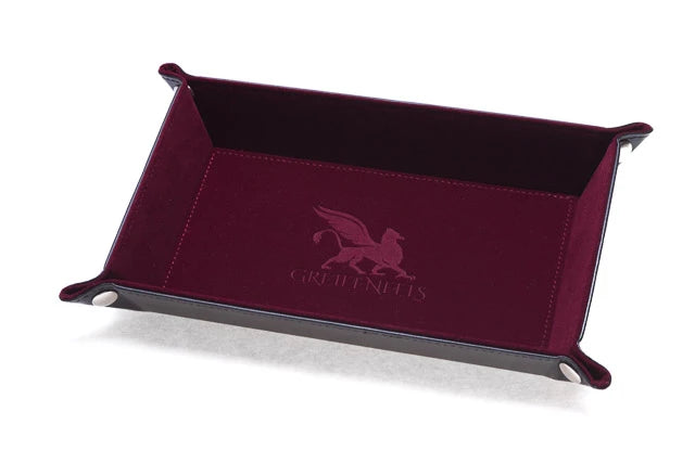Greifenfels - Dice Tray - Rectangle Series - Burgundy
