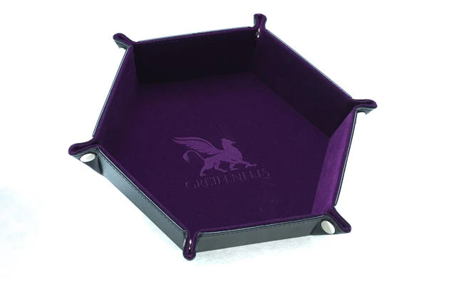 Greifenfels - Dice Tray - Hexagon Series - Purple