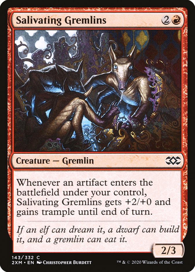 Salivating Gremlins, Double masters Card Art