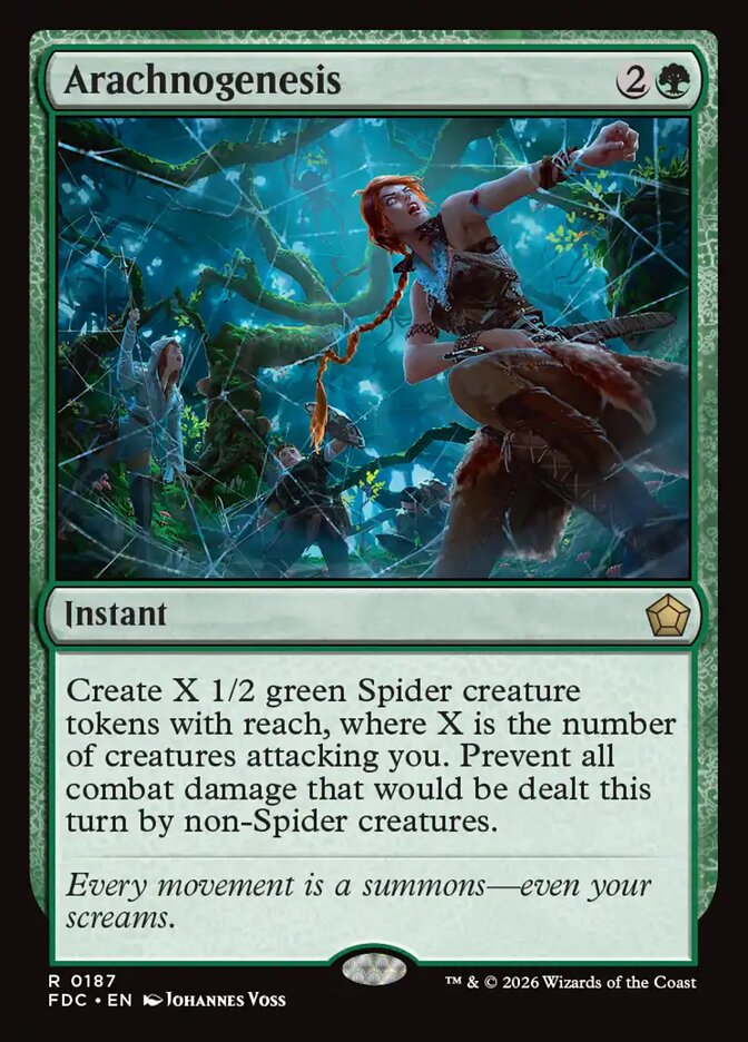 Arachnogenesis, Foundations Commander Card Art