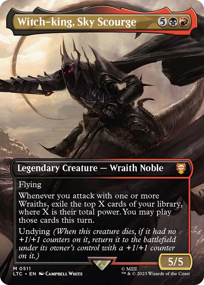 Witch-king, Sky Scourge, Tales Of Middle-Earth Commander Card Art