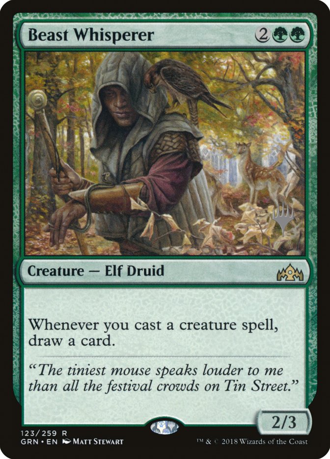 Beast Whisperer, Guilds of ravnica promos Card Art