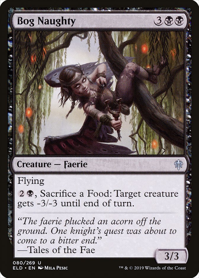 Bog Naughty, Throne of eldraine Card Art