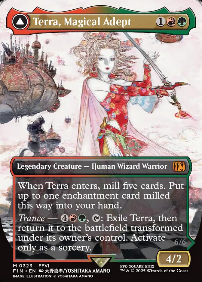 Terra, Magical Adept // Esper Terra, Final Fantasy Card Art