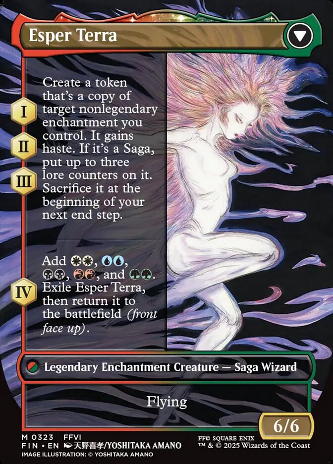 Terra, Magical Adept // Esper Terra, Final Fantasy Card Art