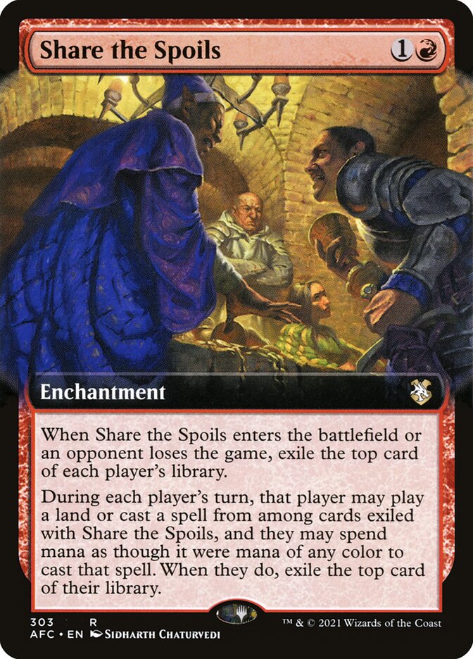 Share the Spoils, Forgotten realms commander Card Art