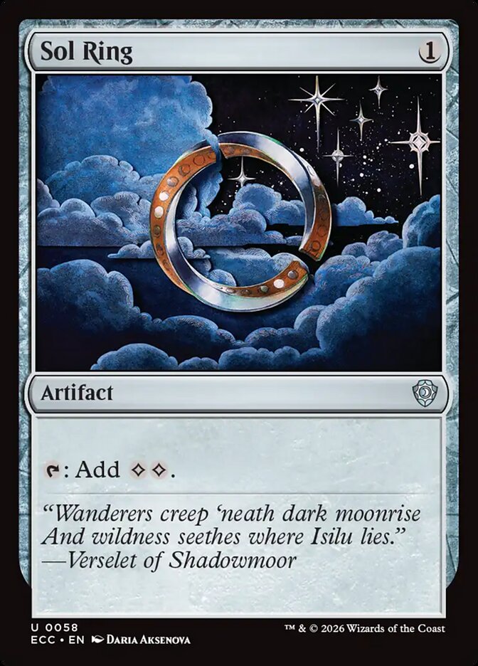 Sol Ring, Lorwyn Eclipsed Commander Card Art