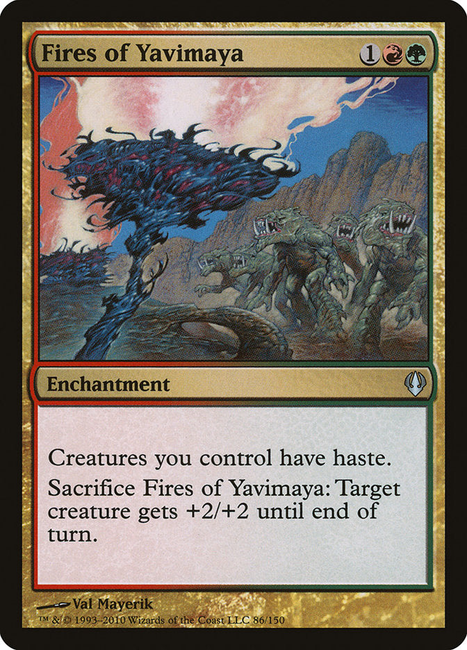 Fires of Yavimaya, Archenemy Card Art