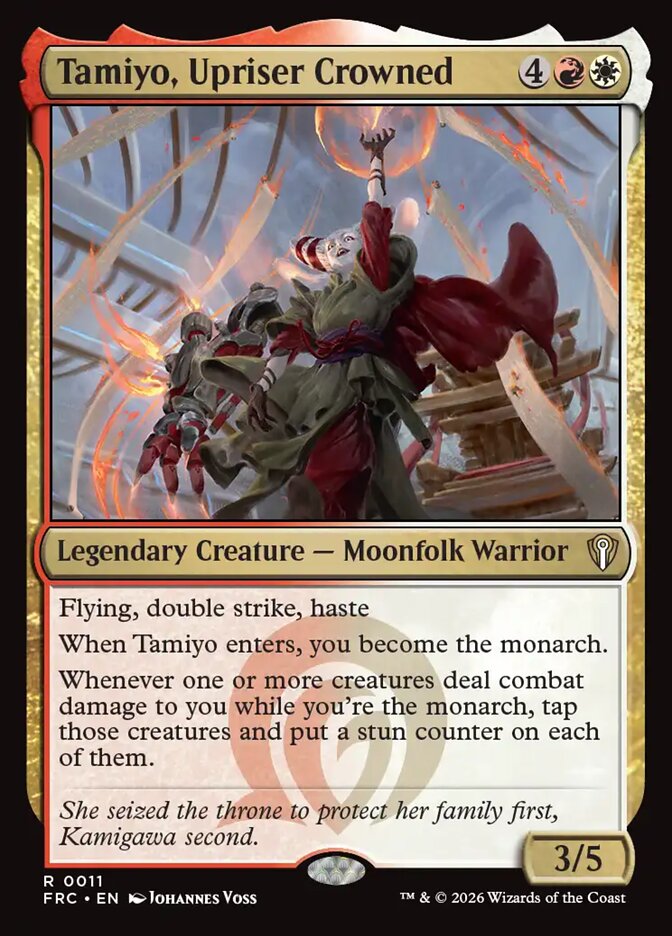 Tamiyo, Upriser Crowned, Reality Fracture Commander Card Art