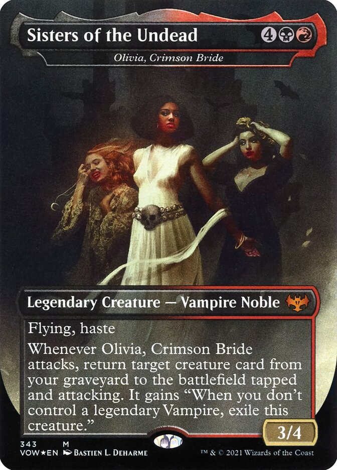 Olivia, Crimson Bride - Foil