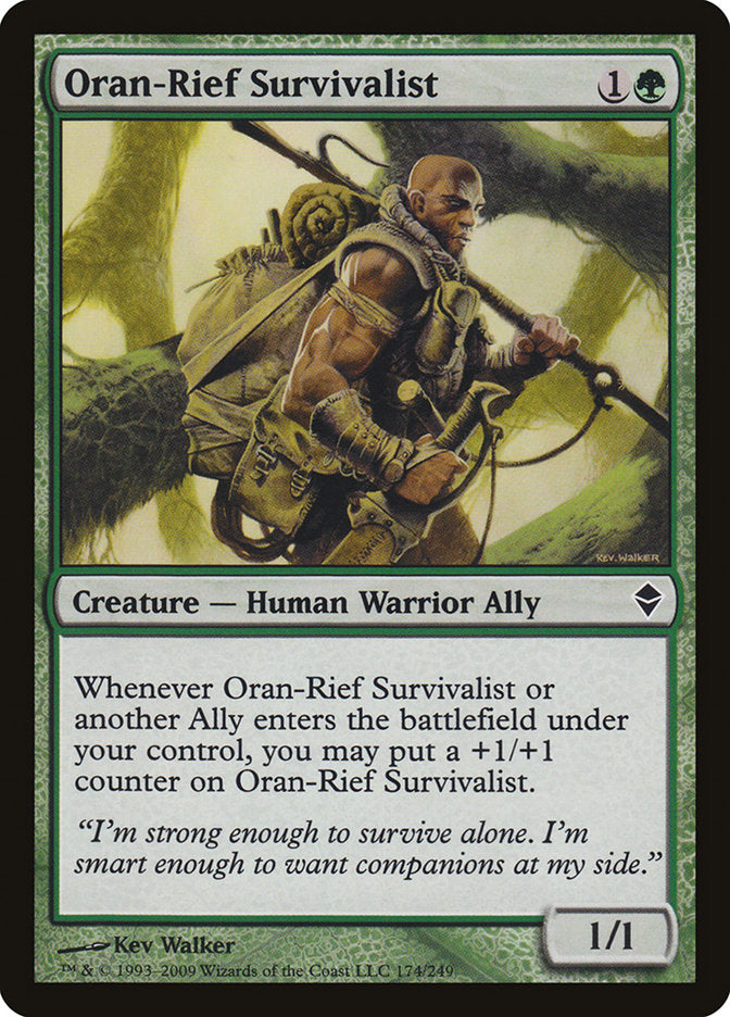 Oran-Rief Survivalist, Zendikar Card Art