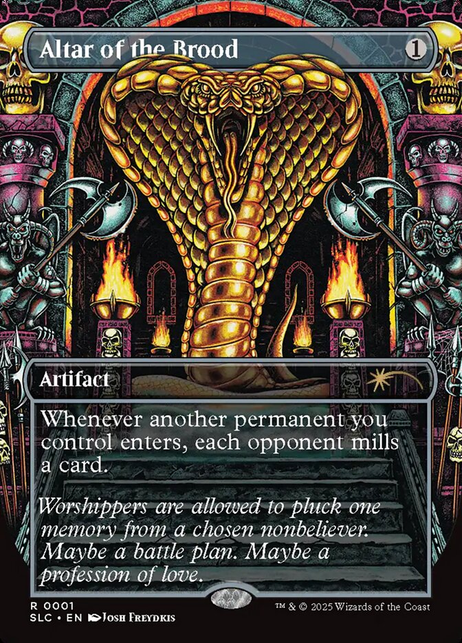 Altar of the Brood, Secret Lair Countdown Card Art