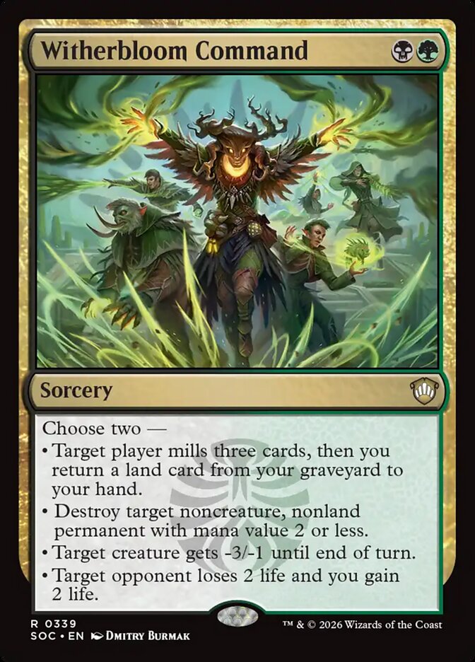Witherbloom Command, Secrets Of Strixhaven Commander Card Art