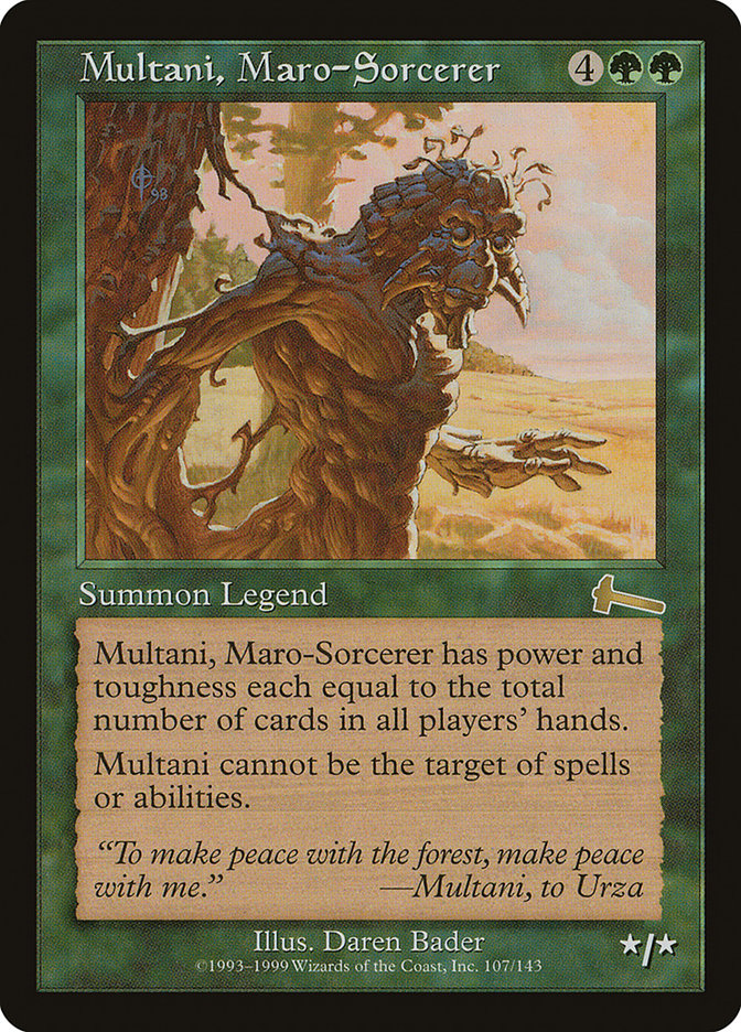 Multani, Maro-Sorcerer, Urza's legacy Card Art