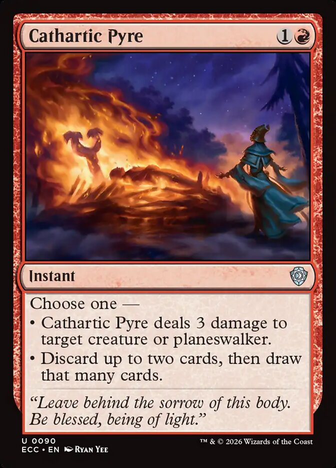 Cathartic Pyre, Lorwyn Eclipsed Commander Card Art