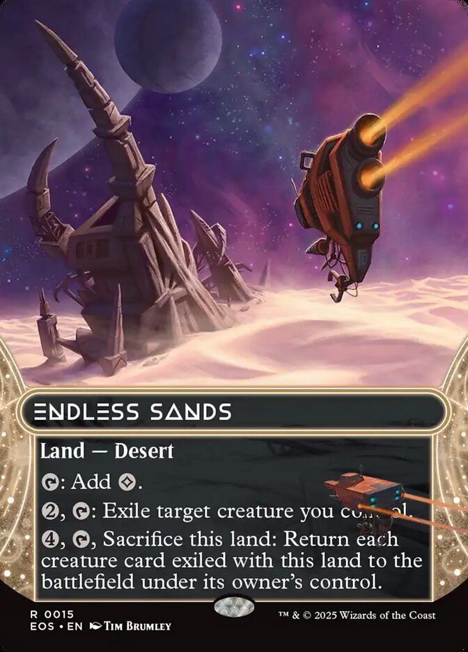 Endless Sands, Edge Of Eternities: Stellar Sights Card Art