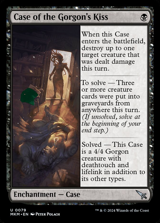 Case of the Gorgon's Kiss, Murders At Karlov Manor Card Art