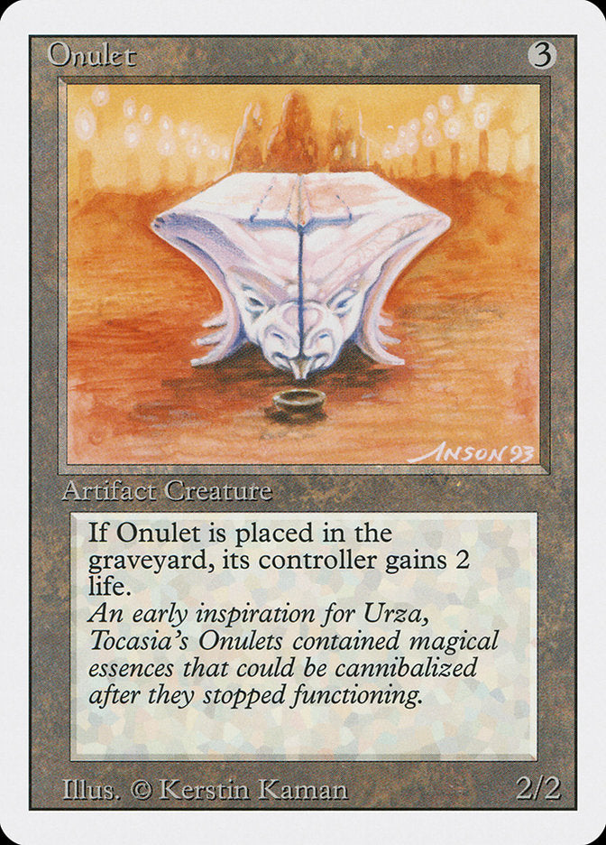 Onulet, Revised edition Card Art