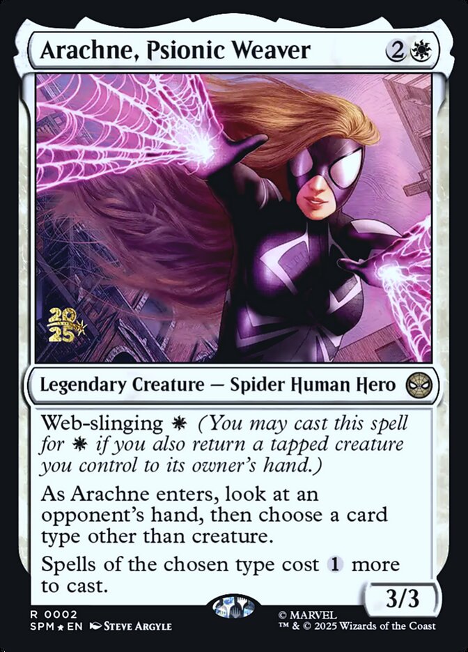 Arachne, Psionic Weaver, Marvel'S Spider-Man Promos Card Art