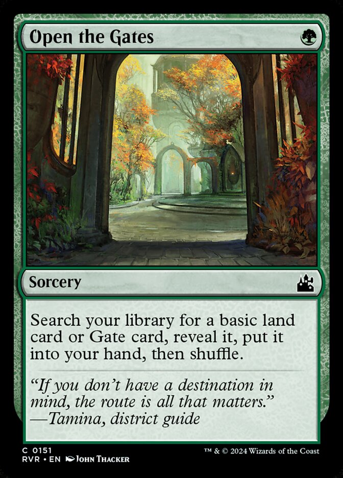 Open the Gates, Ravnica Remastered Card Art