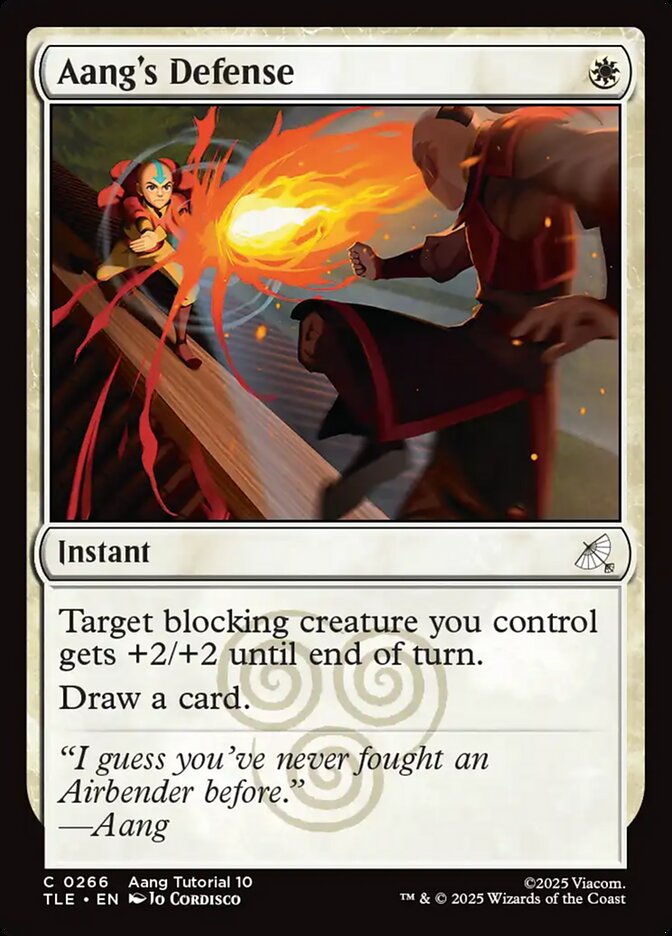 Aang's Defense, Avatar: The Last Airbender Eternal Card Art