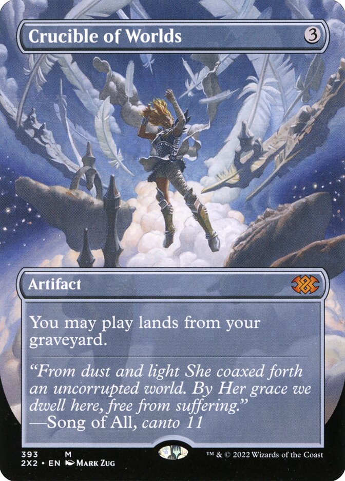 Crucible of Worlds, Double Masters 2022 Card Art