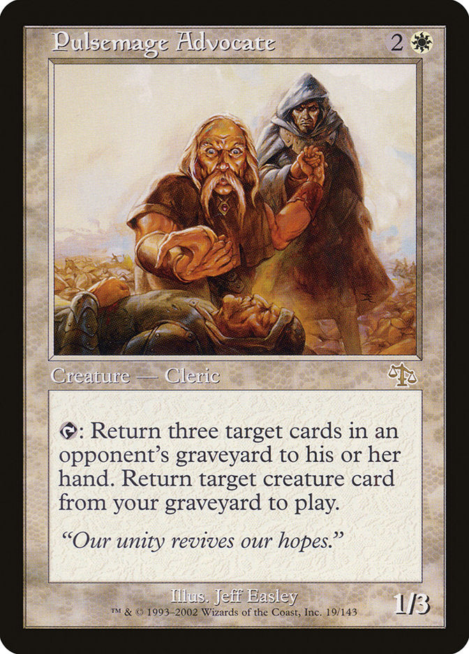 Pulsemage Advocate, Judgment Card Art