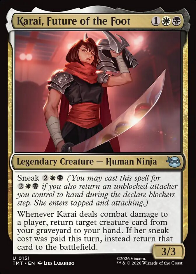 Karai, Future of the Foot, Teenage Mutant Ninja Turtles Card Art
