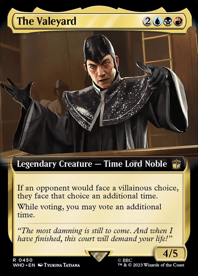 The Valeyard, Doctor Who Card Art